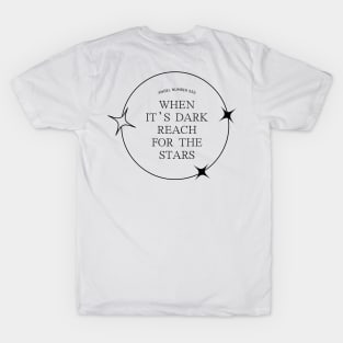Streetwear Angel Number "Reach for the Stars" Design T-Shirt
